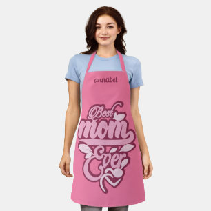 Aangepaste naam "Beste moeder ooit" Schort
