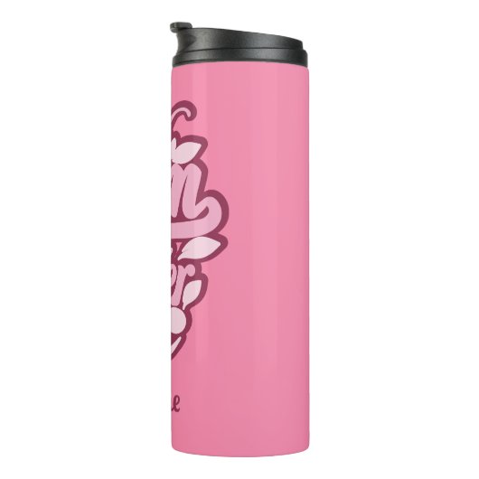 Aangepaste naam "Beste moeder ooit" Thermosbeker (Geroteerd rechts)