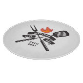 Aangepaste naam beste vader ooit vaders dag snijplank (Hoek)