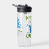 Aangepaste naam, bestemming en jaar cruise Keep Ca Waterfles (Rechts)