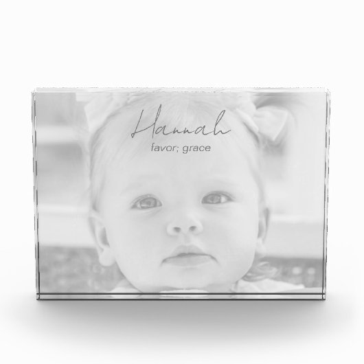 Aangepaste naam betekent onderliggend fotoblok (Voorkant)