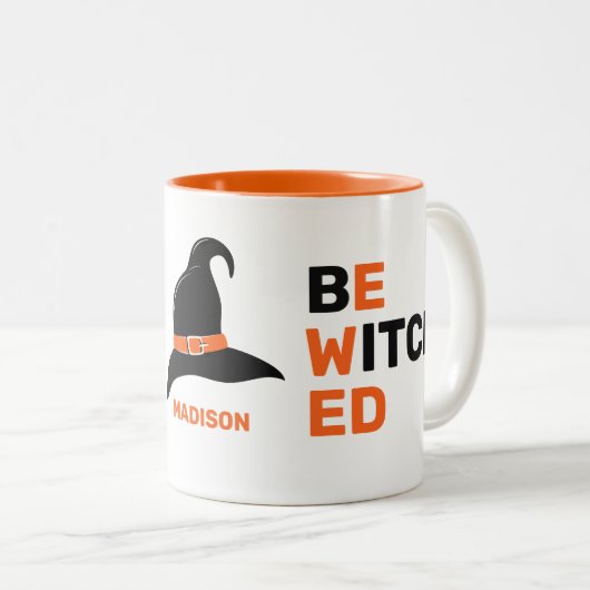 Aangepaste naam Bewitched Tweekleurige Koffiemok (Voorkant rechts)