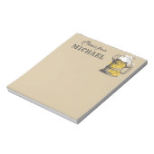 Aangepaste naam bierisolatie notitieblok (Gedraaid)