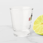 Aangepaste naam Big Brother Cute op maat Shot Glas (Links)