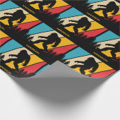 Aangepaste naam Bigfoot Cadeaupapier (Hoek)