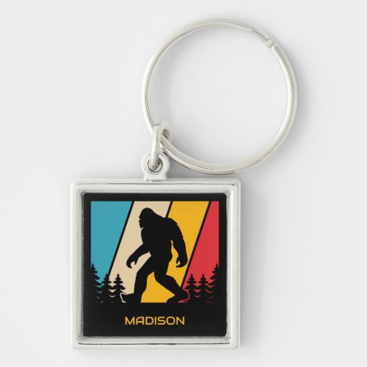 Aangepaste naam Bigfoot Sleutelhanger (Voorkant)