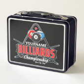 Aangepaste NAAM Billiards 8 Ball Pool Cue Rack (Achterkant)