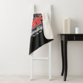 Aangepaste NAAM Billiards 8 Ball Pool Cue Rack Sherpa Deken (In situ)