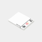 Aangepaste naam | Bioscoop Emojis Post-it® Notes (Schuin)