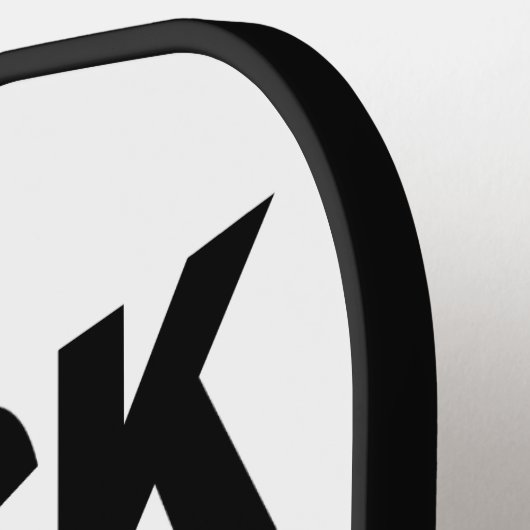 Aangepaste naam "Black Sheep" Pickleball Paddle (Links Detail)