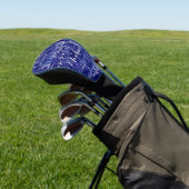 Aangepaste naam Blauw Golfheadcover (Insitu)
