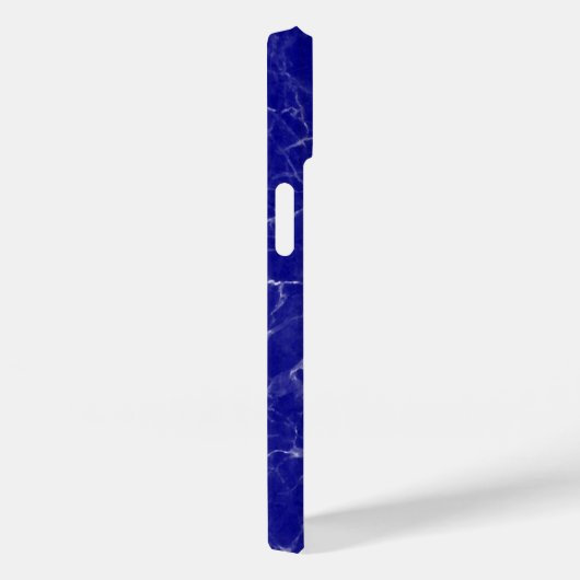 Aangepaste naam blauw marmerpatroon Case-Mate iPhone case (Achterkant / Rechts)