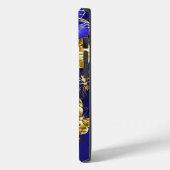 Aangepaste naam Blauwe Butterfly iPhone/IPad Case (Achterkant / Links)