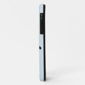 Aangepaste naam blauwe Cute Penguin Snow Case-Mate iPhone Case (Achterkant/links)