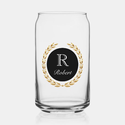 Aangepaste naam blikvorm glas (Voorkant)