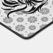 Aangepaste naam Bloem Kat Computer Desk Mat (Hoek)