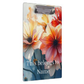 Aangepaste Naam Bloem Klembord (Rechts)