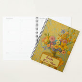 Aangepaste naam bloemenplanner planner (Display)