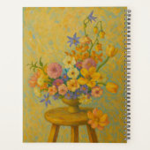 Aangepaste naam bloemenplanner planner (Achterkant)