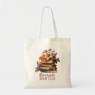 Aangepaste naam boekenclub tote bag
