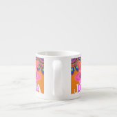 Aangepaste naam BOHO espresso koffie mok (Achterkant)