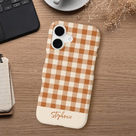 Aangepaste naam Boho herfst verbrande oranje gerui