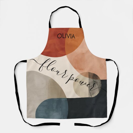 Aangepaste naam Boho Schort (Voorkant)