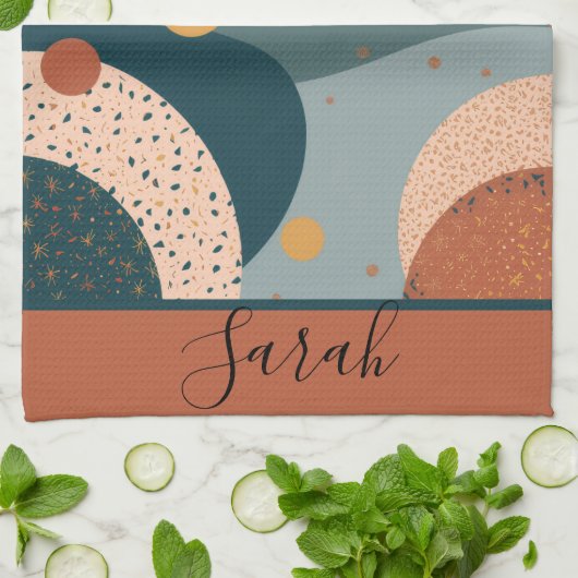 Aangepaste naam Boho Theedoek (Gevouwen)