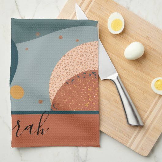 Aangepaste naam Boho Theedoek (Quarter Fold)