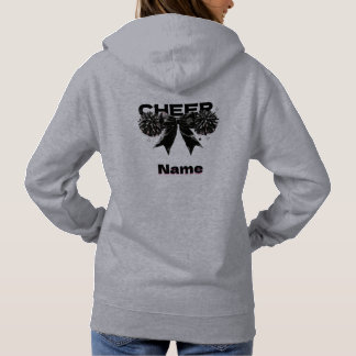 Aangepaste naam boog voor cheerleader hoodie