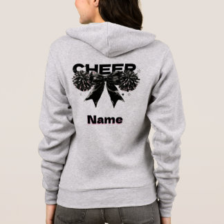 Aangepaste naam boog voor cheerleader hoodie