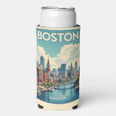 Aangepaste naam Boston Massachusetts (Seltzer Voorkant)
