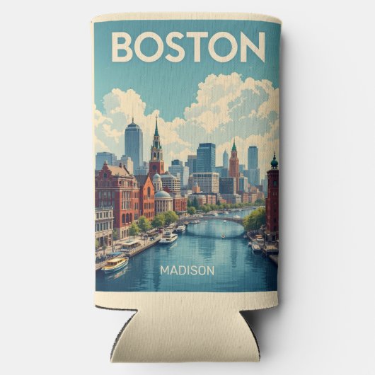 Aangepaste naam Boston Massachusetts (Achterkant)