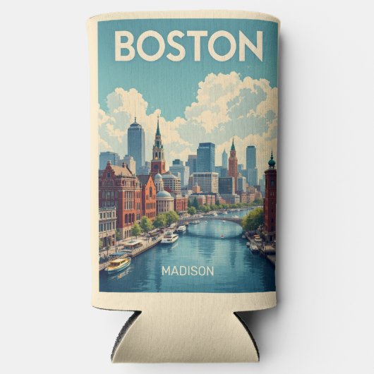 Aangepaste naam Boston Massachusetts (Voorkant)