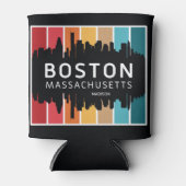 Aangepaste naam Boston Massachusetts Blikjeskoeler (Voorkant)