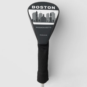 Aangepaste naam Boston Massachusetts Golfheadcover