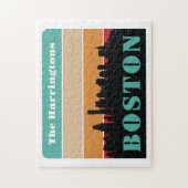 Aangepaste naam Boston Massachusetts Legpuzzel (Verticaal)