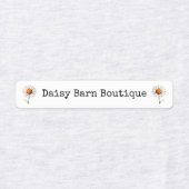Aangepaste naam Boutique Fabric Kleding Labels Dai (Design 1)
