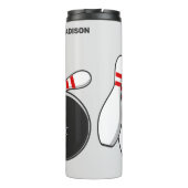 Aangepaste naam Bowling Strike Thermosbeker (Achterkant)