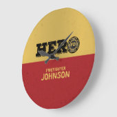 Aangepaste naam, brandweerman Hero Grote Klok (Hoek)