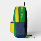 Aangepaste naam Brazilië Bedrukte Rugzak (Rechts)