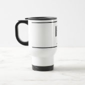 Aangepaste naam Bride Travel Mug Reisbeker (Links)