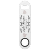 Aangepaste Naam Bruidsmeisje | Modern minimalistis Speed Flessenopener (Voorkant)