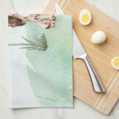 Aangepaste naam bruine Cocker Spaniel Pet Dog Theedoek (Quarter Fold)