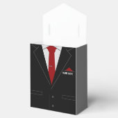 Aangepaste Naam Business Suit Stropdas Gift Boxes Bedankdoosjes (Geopend)