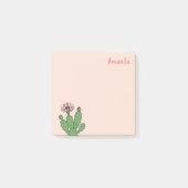 Aangepaste Naam Cactus Post-it® Notes (Voorkant)