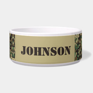 Aangepaste naam camouflage patroon voerbakje