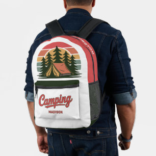 Aangepaste naam Camping Bedrukte Rugzak