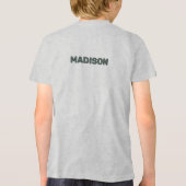 Aangepaste naam Camping Tri-Blend Shirt (Achterkant)