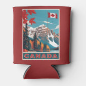 Aangepaste naam Canada Reizen Poster Blikjeskoeler (Voorkant)